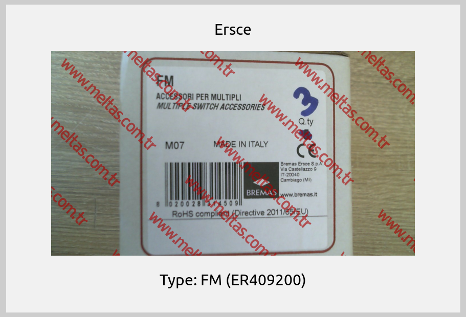 Ersce-Type: FM (ER409200)