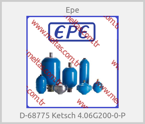 Epe-D-68775 Ketsch 4.06G200-0-P