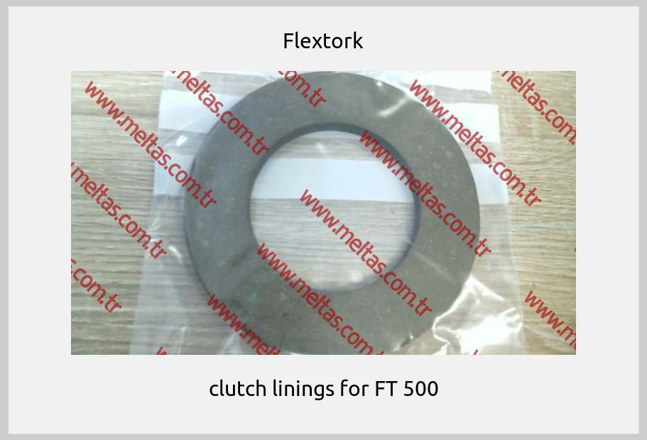 Flextork-clutch linings for FT 500