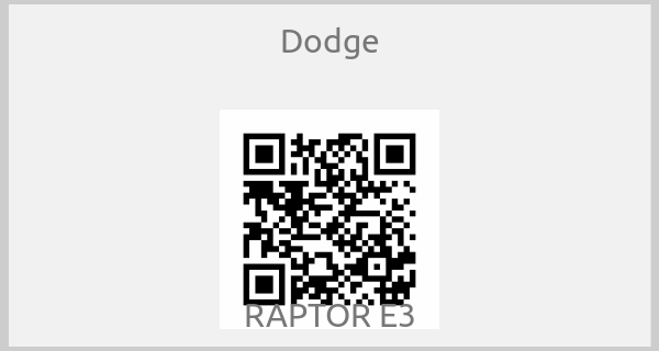 Dodge - RAPTOR E3