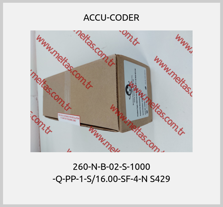 ACCU-CODER - 260-N-B-02-S-1000 -Q-PP-1-S/16.00-SF-4-N S429