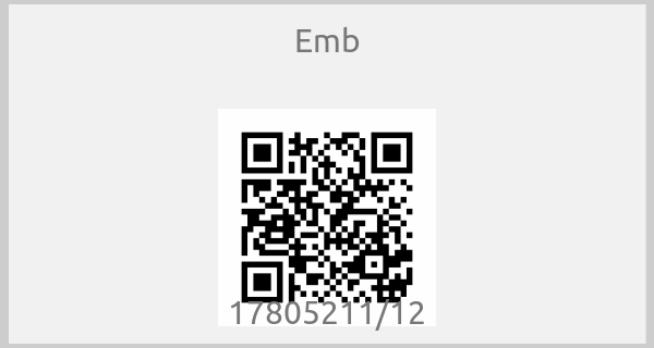 Emb - 17805211/12