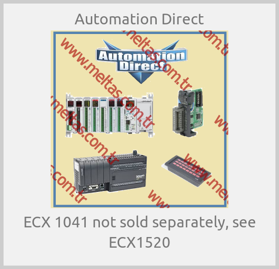 Automation Direct - ECX 1041 not sold separately, see ECX1520