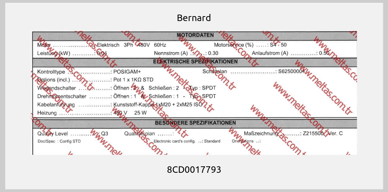 Bernard - 8CD0017793