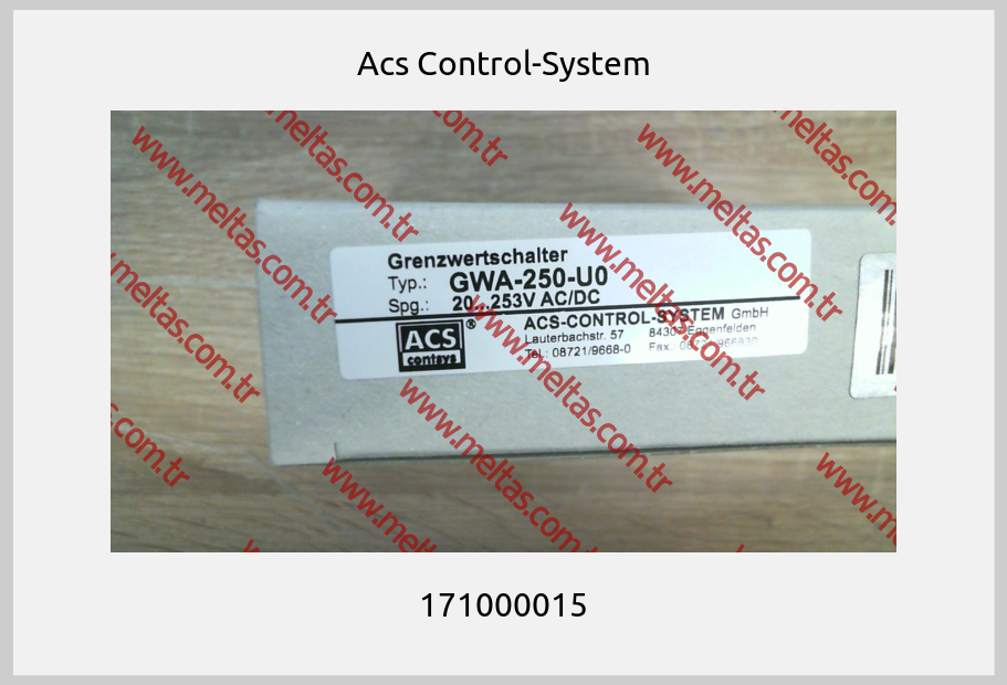 Acs Control-System - 171000015