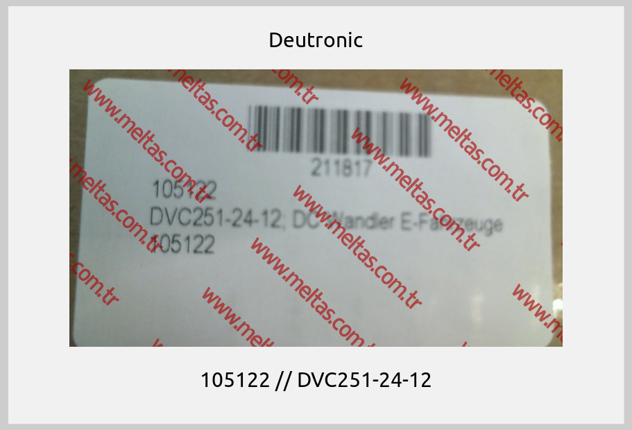 Deutronic - 105122 // DVC251-24-12