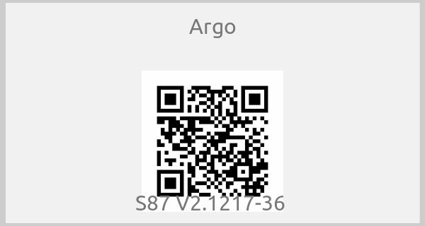Argo-S87 V2.1217-36 