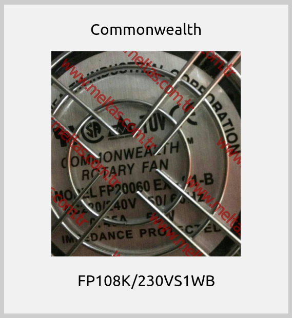 Commonwealth - FP108K/230VS1WB