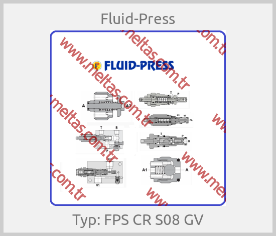Fluid-Press-Typ: FPS CR S08 GV