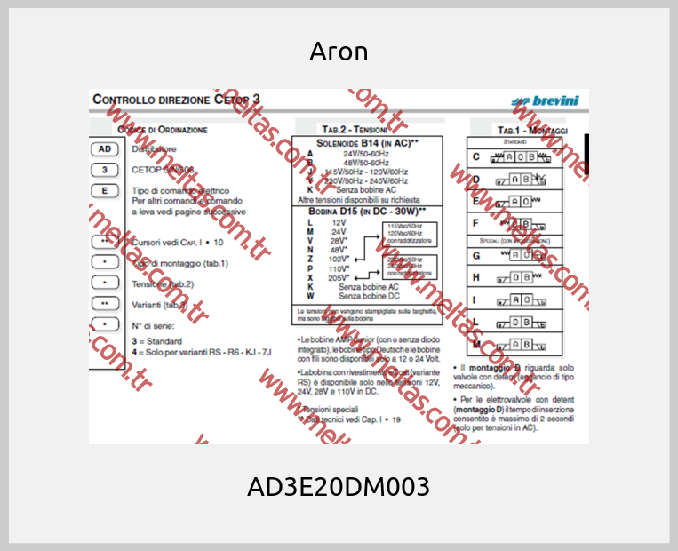 Aron - AD3E20DM003