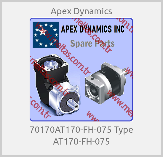 Apex Dynamics - 70170AT170-FH-075 Type AT170-FH-075