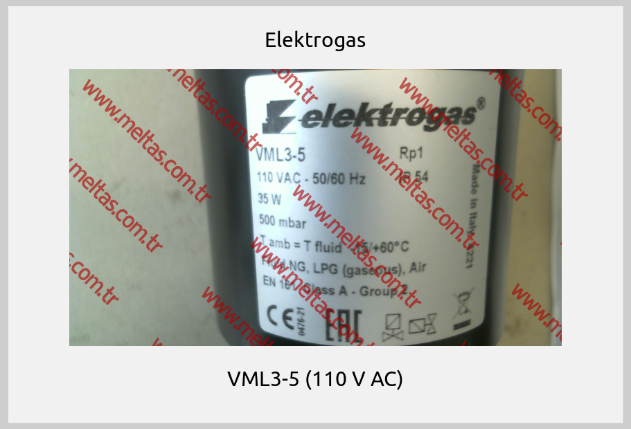 Elektrogas - VML3-5 (110 V AC)