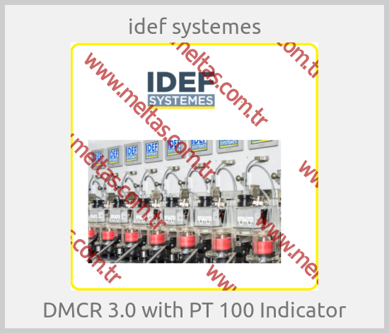 idef systemes-DMCR 3.0 with PT 100 Indicator
