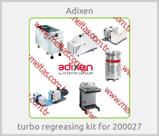 Adixen - turbo regreasing kit for 200027