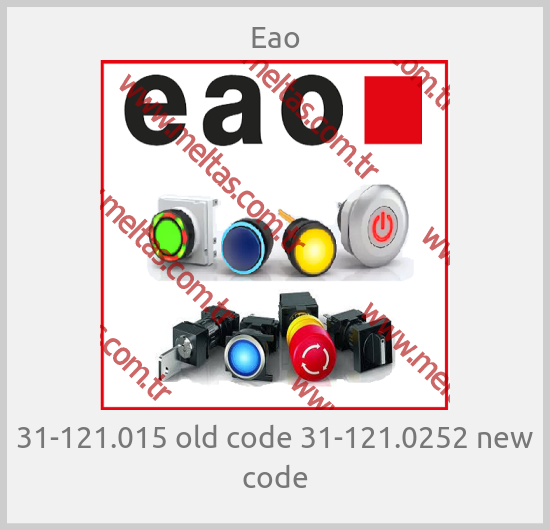 Eao - 31-121.015 old code 31-121.0252 new code