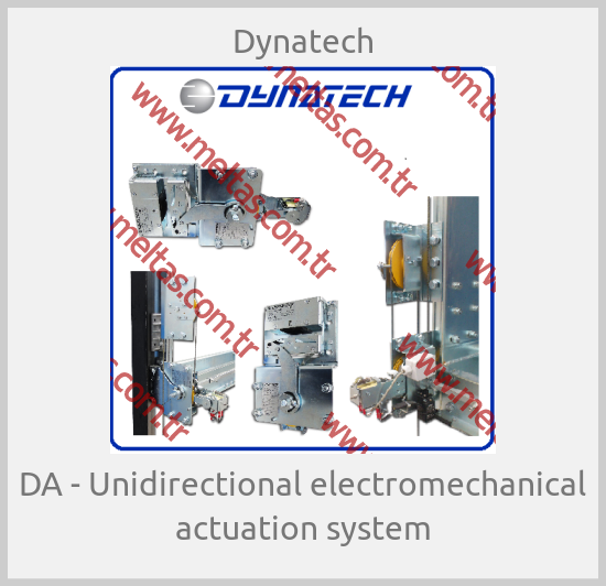 Dynatech - DA - Unidirectional electromechanical actuation system