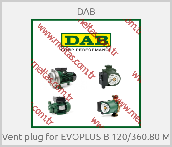 DAB - Vent plug for EVOPLUS B 120/360.80 M