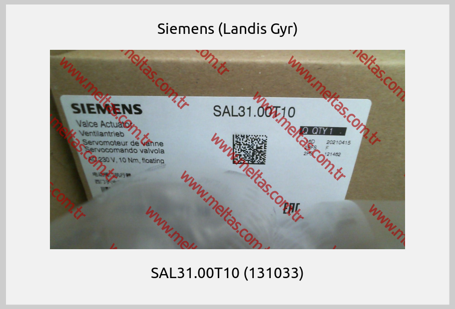 Siemens (Landis Gyr) - SAL31.00T10 (131033)