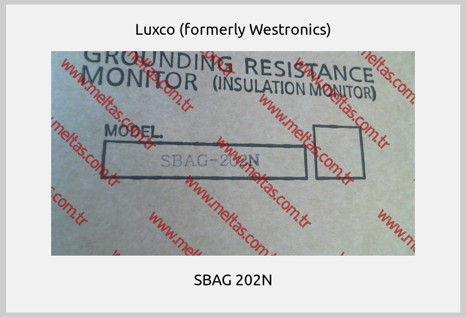 Luxco (formerly Westronics)-SBAG 202N