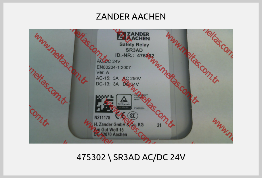 ZANDER AACHEN - 475302 \ SR3AD AC/DC 24V