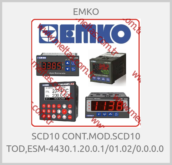 EMKO - SCD10 CONT.MOD.SCD10 TOD,ESM-4430.1.20.0.1/01.02/0.0.0.0 