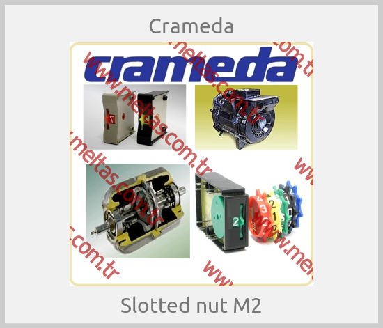 Crameda-Slotted nut M2