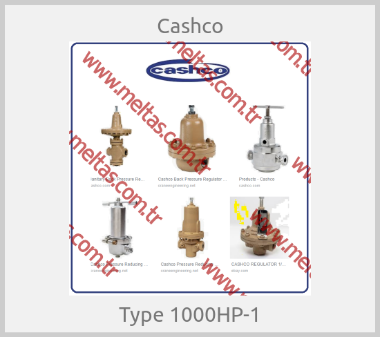 Cashco - Type 1000HP-1