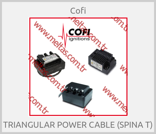 Cofi - TRIANGULAR POWER CABLE (SPINA T)