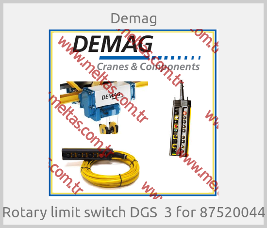 Demag - Rotary limit switch DGS  3 for 87520044