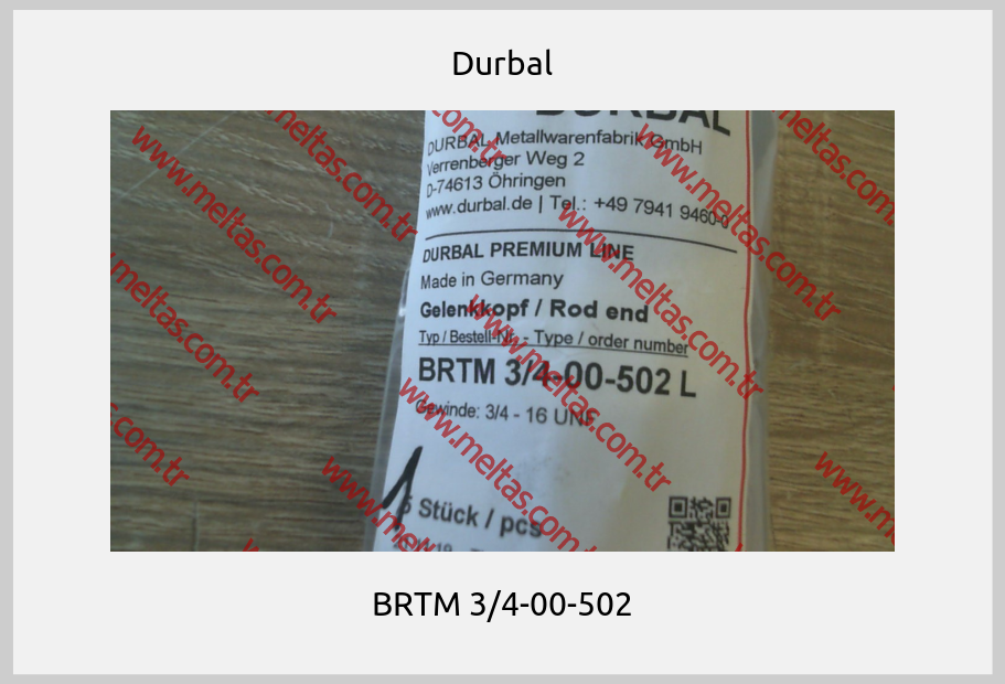 Durbal - BRTM 3/4-00-502