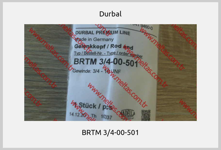 Durbal - BRTM 3/4-00-501