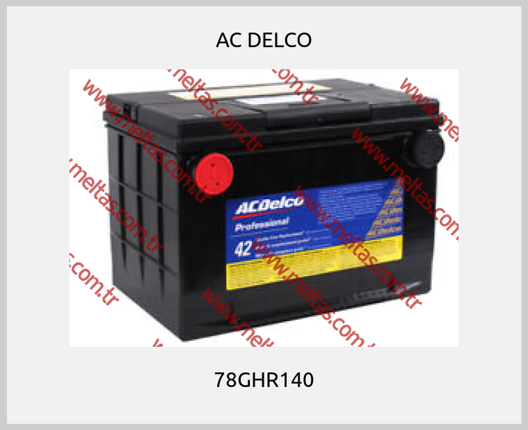 AC DELCO - 78GHR140