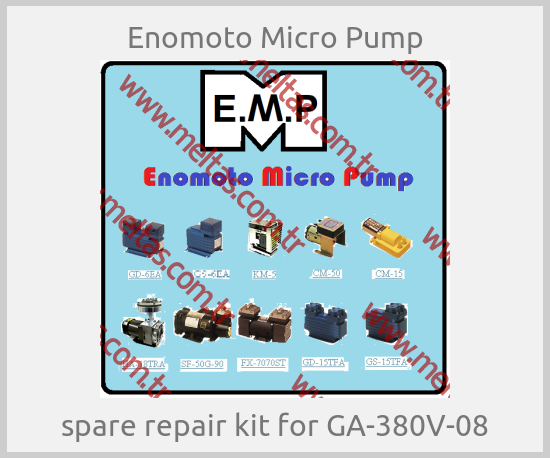 Enomoto Micro Pump-spare repair kit for GA-380V-08