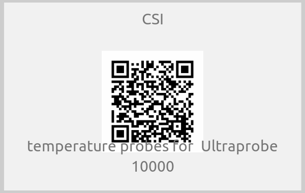 CSI -  temperature probes for 	Ultraprobe 10000