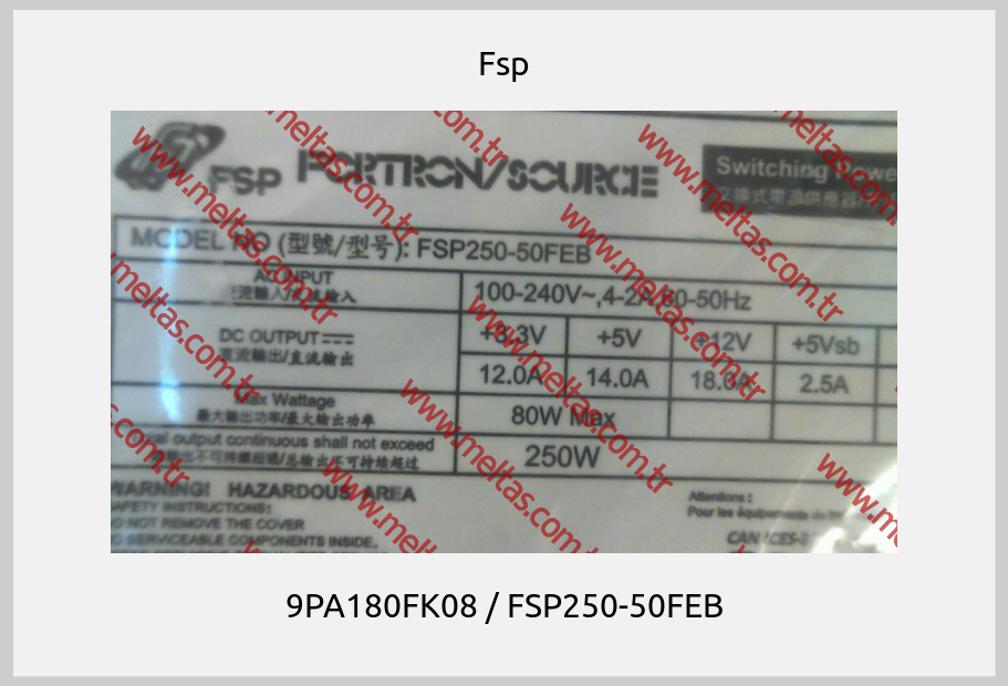 Fsp - 9PA180FK08 / FSP250-50FEB