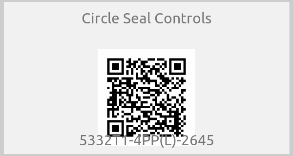 Circle Seal Controls - 5332T1-4PP(L)-2645