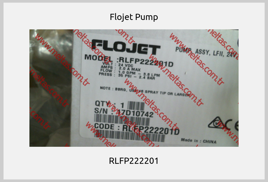 Flojet Pump - RLFP222201