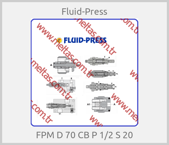 Fluid-Press - FPM D 70 CB P 1/2 S 20