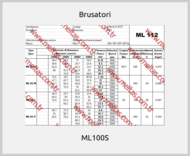 Brusatori - ML100S