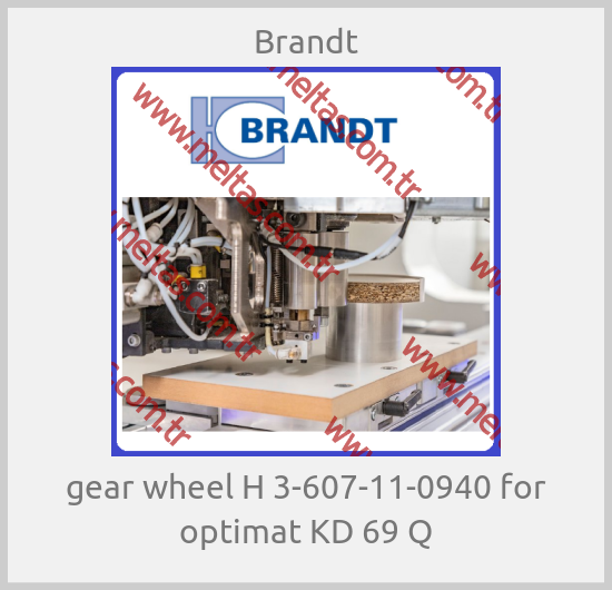 Brandt - gear wheel Н 3-607-11-0940 for optimat KD 69 Q