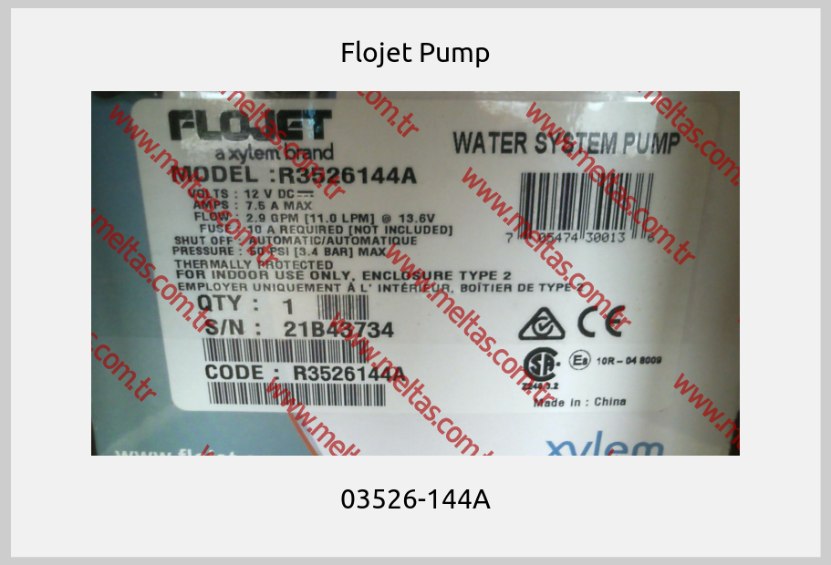 Flojet Pump - 03526-144A