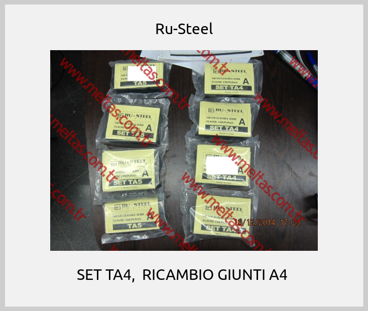 Ru-Steel - SET TA4,  RICAMBIO GIUNTI A4 