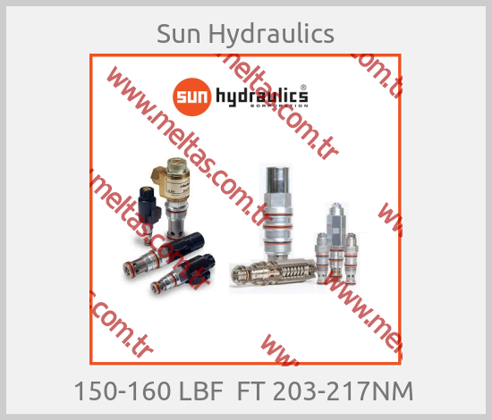 Sun Hydraulics - 150-160 LBF  FT 203-217NM 