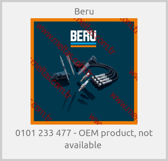 Beru - 0101 233 477 - OEM product, not available 