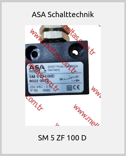 ASA Schalttechnik - SM 5 ZF 100 D 