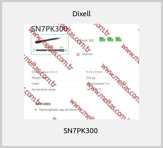Dixell - SN7PK300 