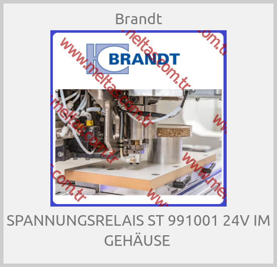 Brandt - SPANNUNGSRELAIS ST 991001 24V IM GEHÄUSE 