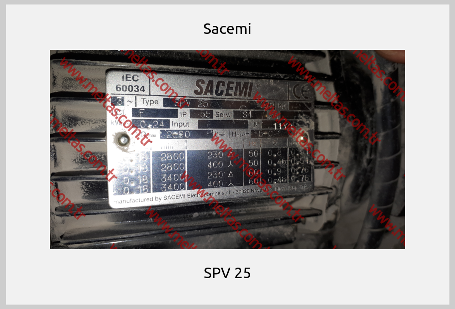 Sacemi - SPV 25