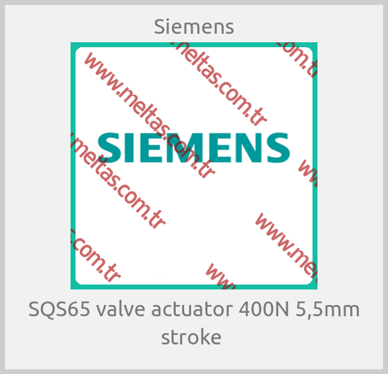 Siemens - SQS65 valve actuator 400N 5,5mm stroke 