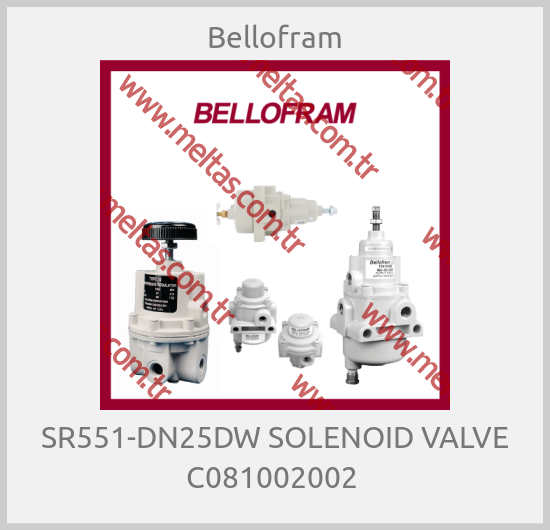 Bellofram - SR551-DN25DW SOLENOID VALVE C081002002 